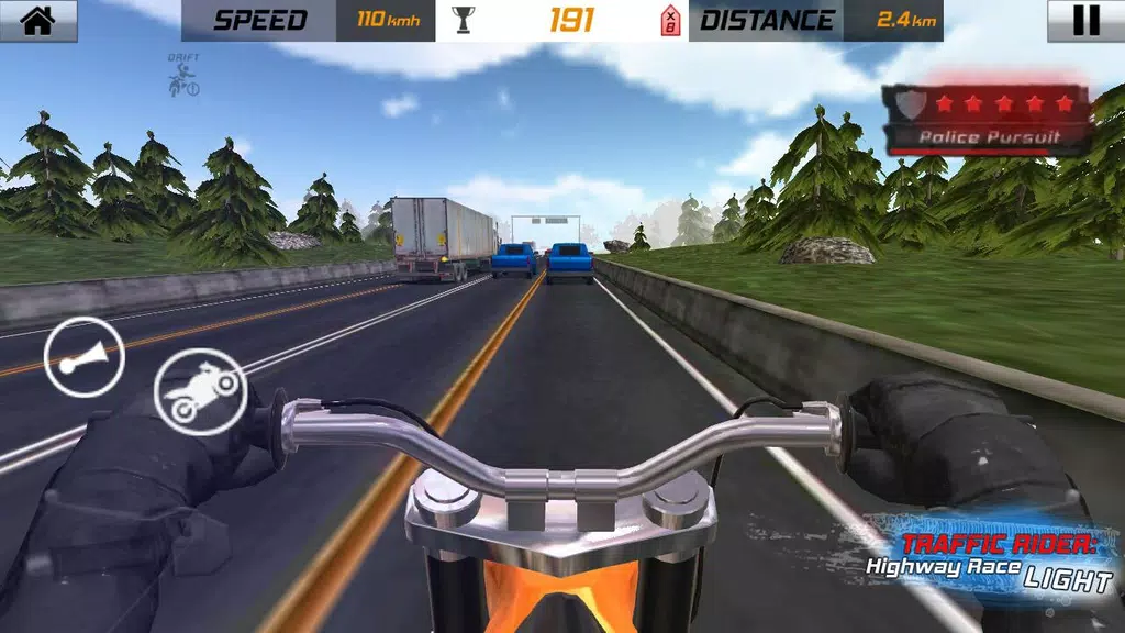 Traffic Rider: Highway Race Li Captura de tela 2