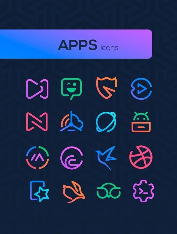 Linebit Icon Pack スクリーンショット 1