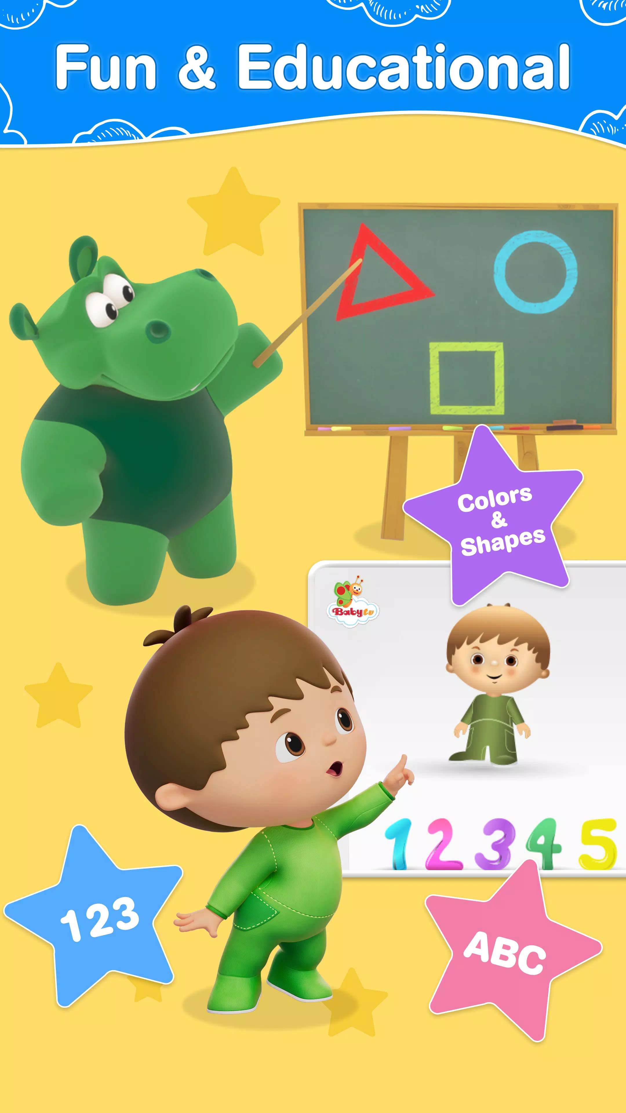 BabyTV - Kids Videos & Songs Screenshot 1
