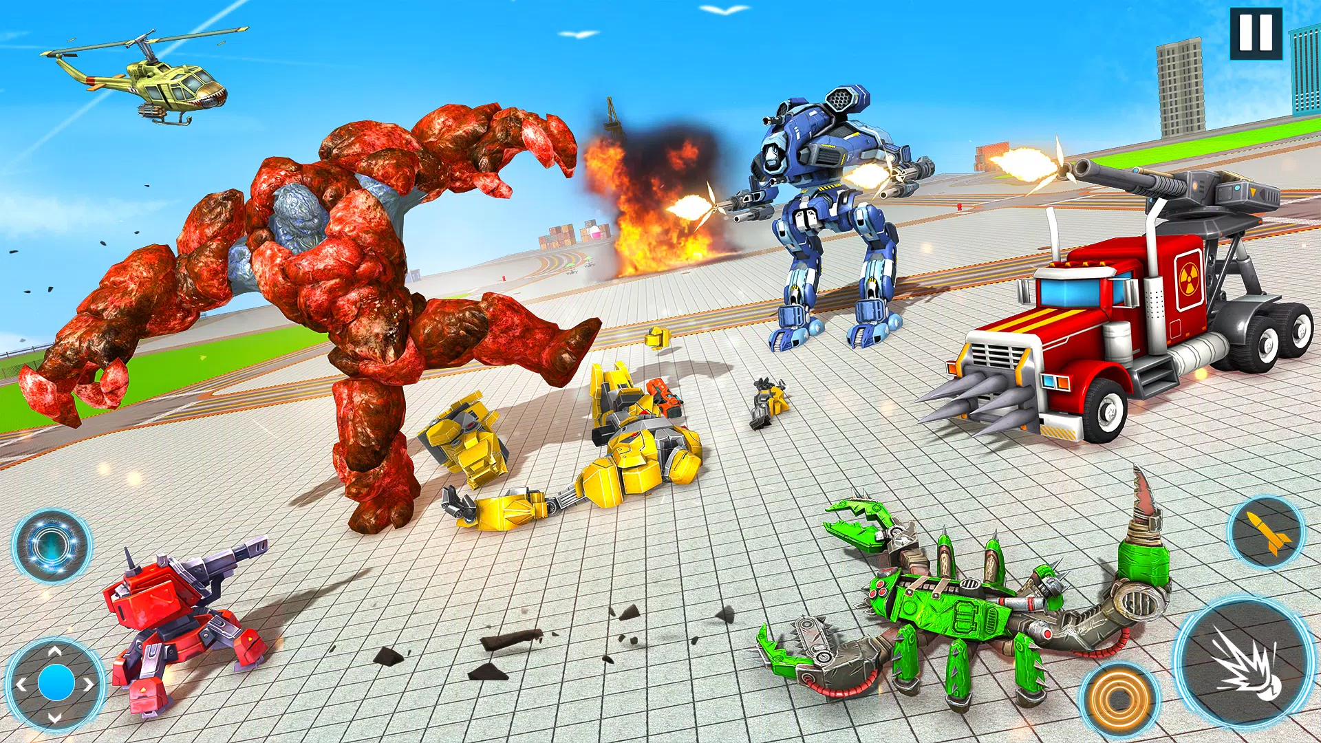 Snake Robot Game - Stone Robot Captura de tela 2