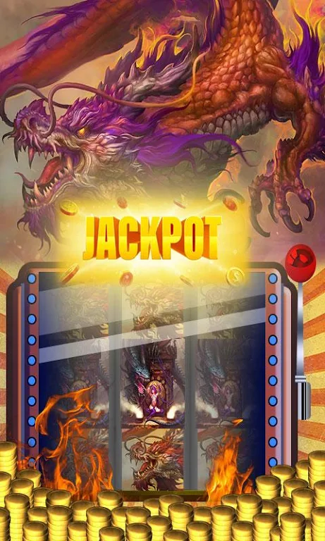 Dragon Casino Slots: Golden Flames of Vegas स्क्रीनशॉट 1