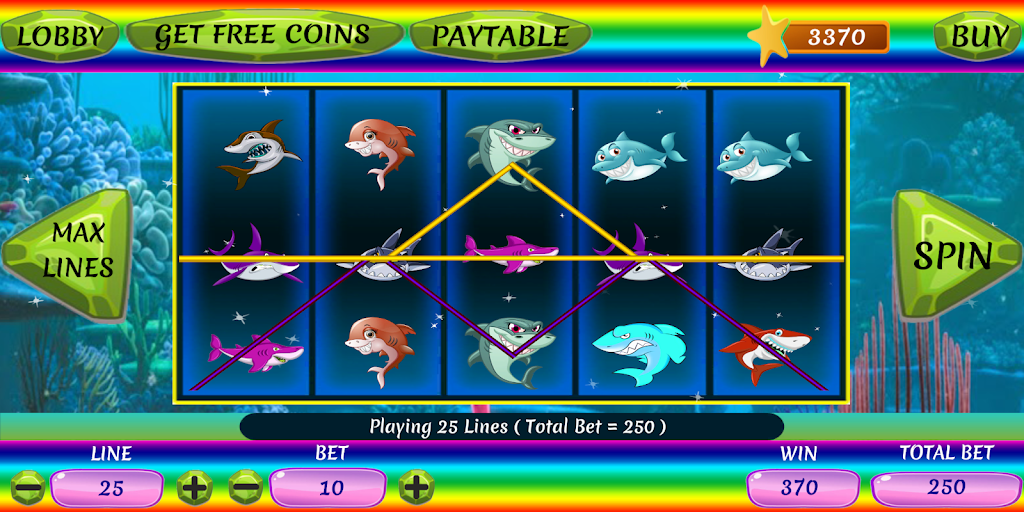 Shark Slots Captura de pantalla 2