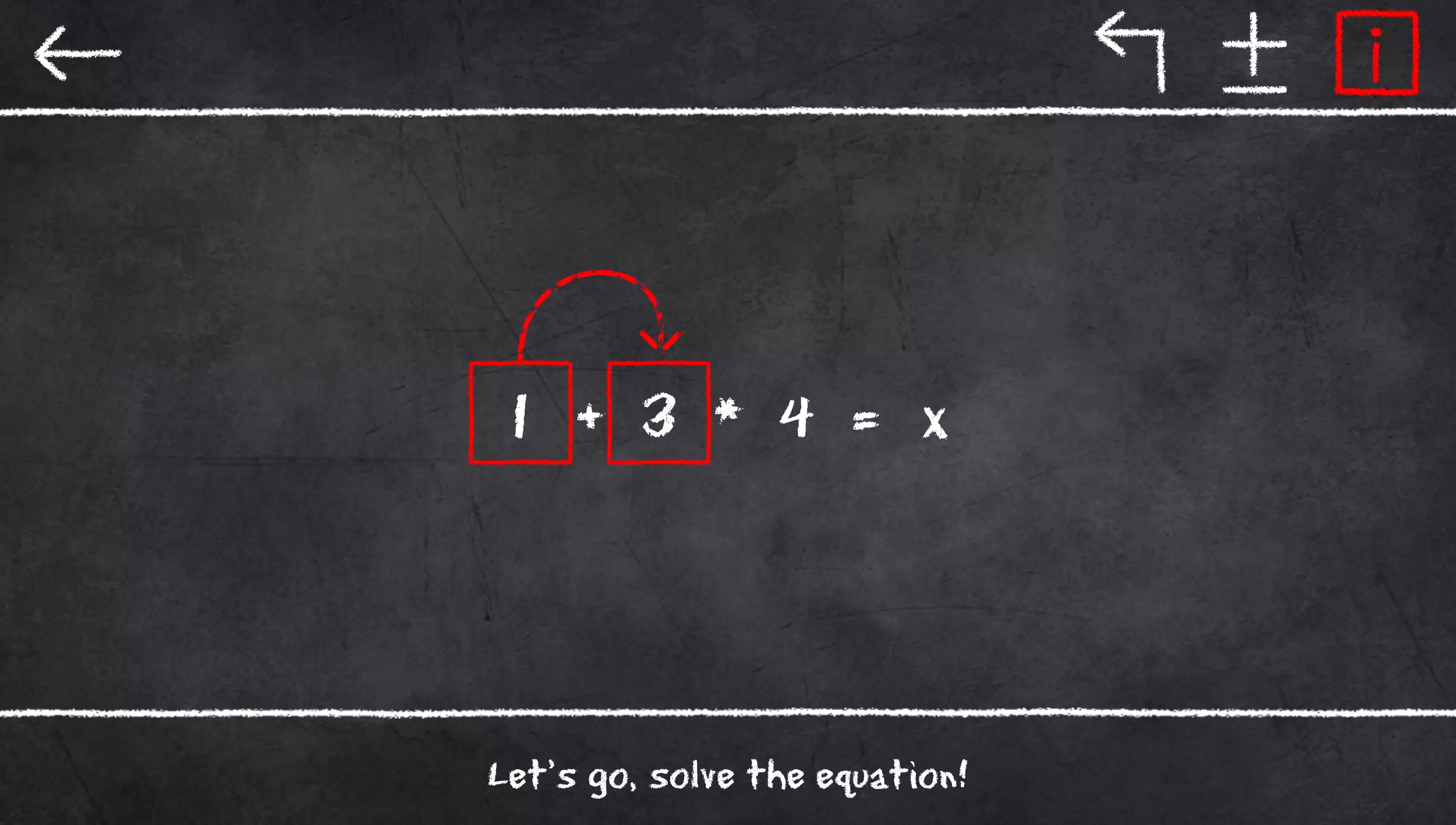 x=1: Learn to solve equations スクリーンショット 1