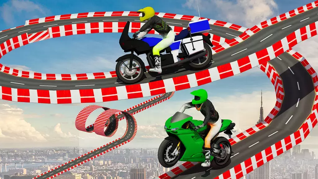 Stunt Bike Race Moto Drive 3D スクリーンショット 0