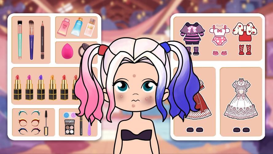 Jogos de meninas: vestir doll Captura de tela 1