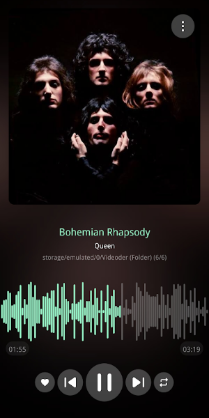 PowerAudio Pro Music Player Скриншот 1