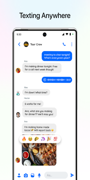 Messenger: Text Messages, SMS स्क्रीनशॉट 0