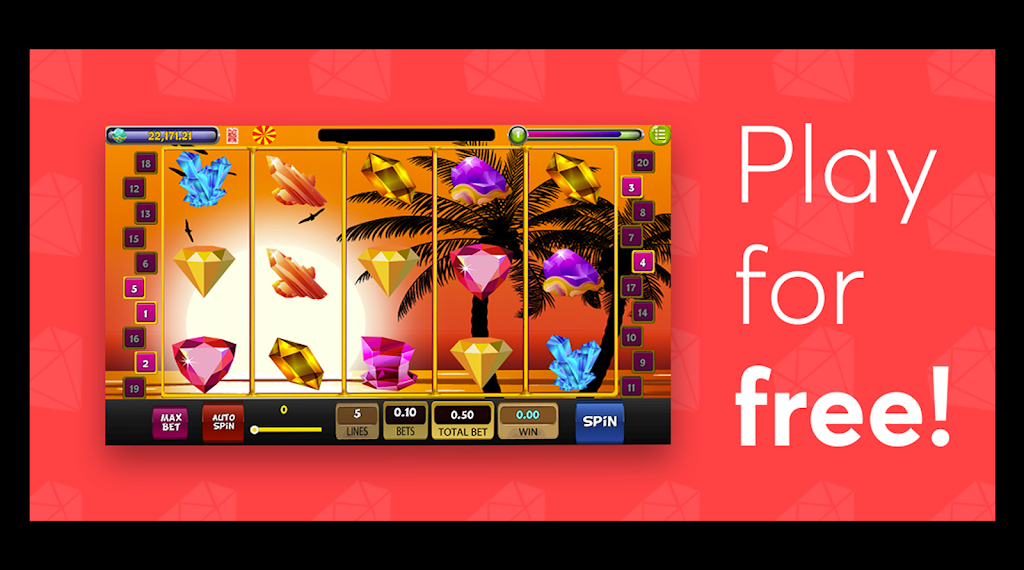 Jewel & Gems Wilds Slot! 스크린샷 1