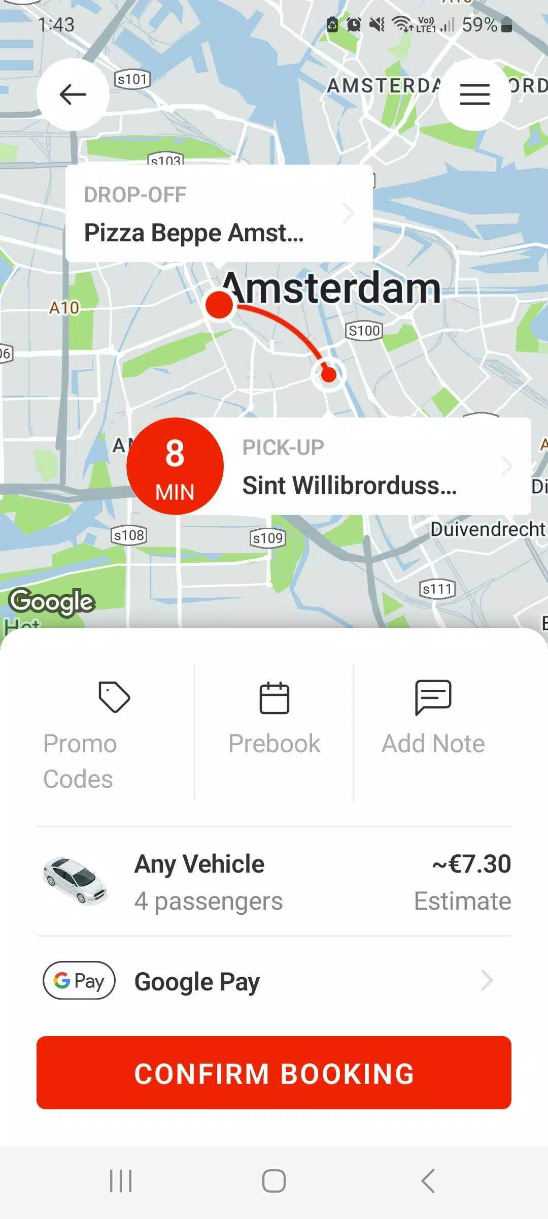 TCA Taxi Amsterdam應用截圖第2張