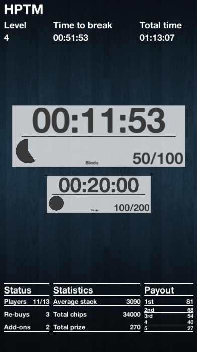 Home Poker Tournament Player Captura de tela 1