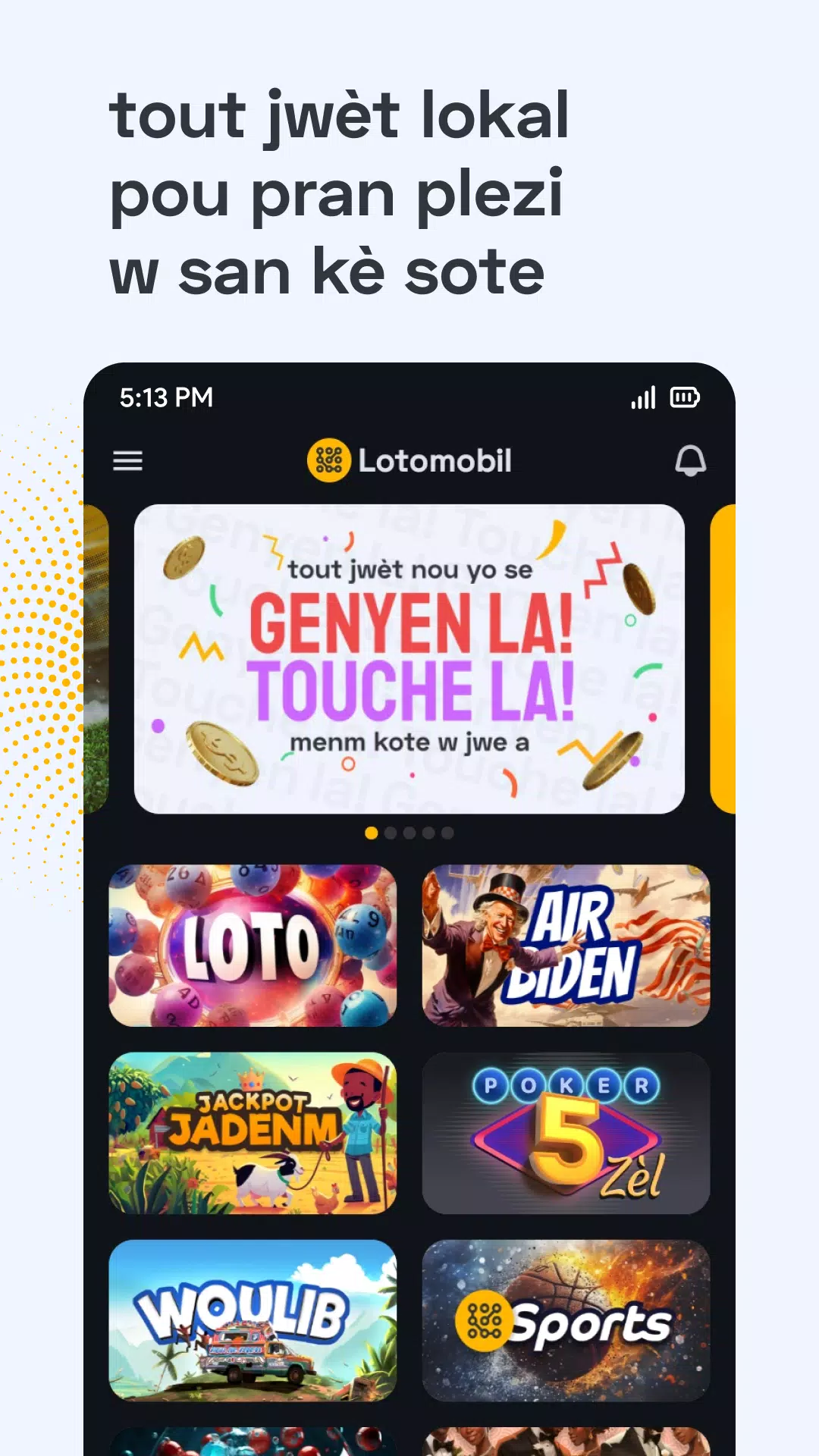 Lotomobil Sports & Bolet Captura de pantalla 0