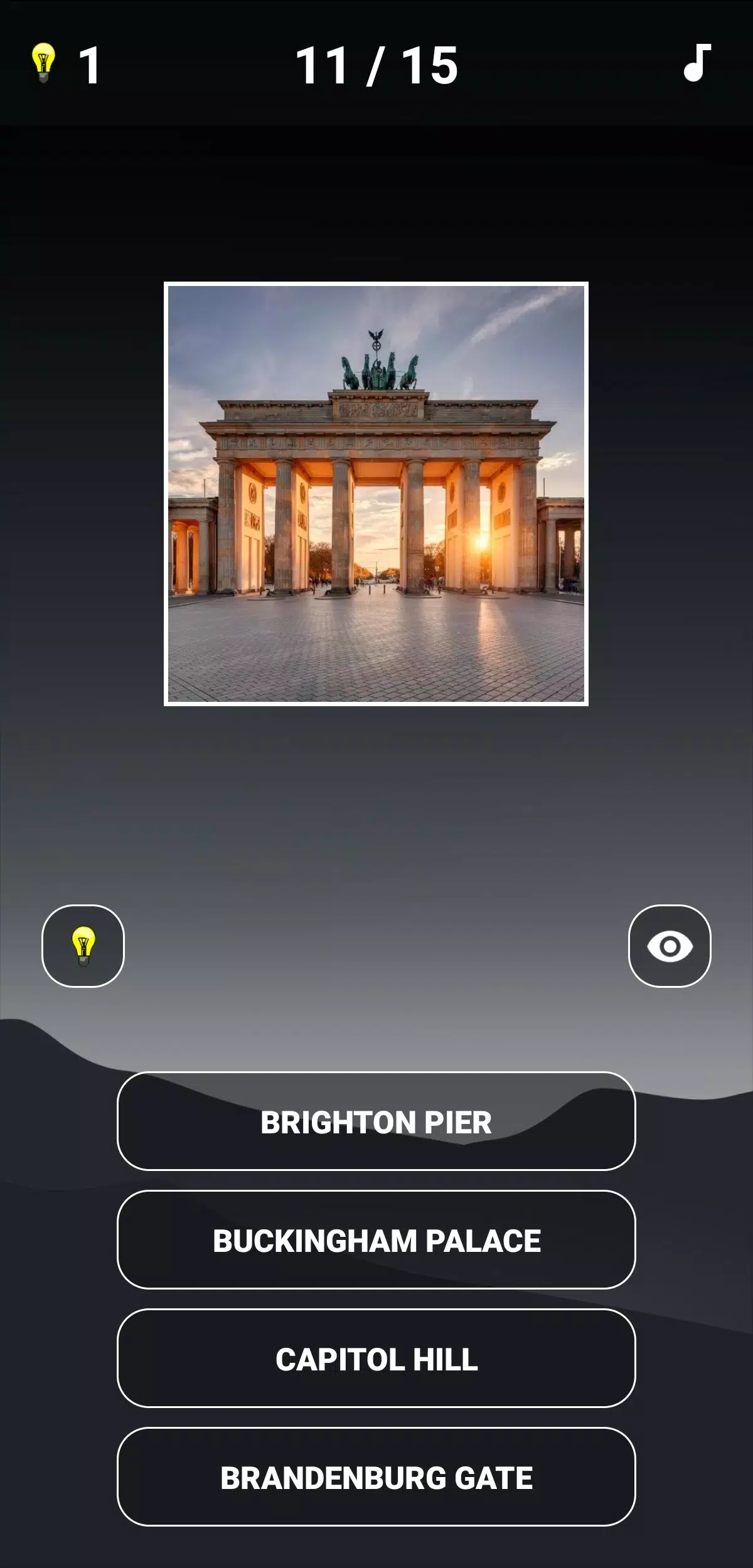 Landmarks Quiz Captura de pantalla 1