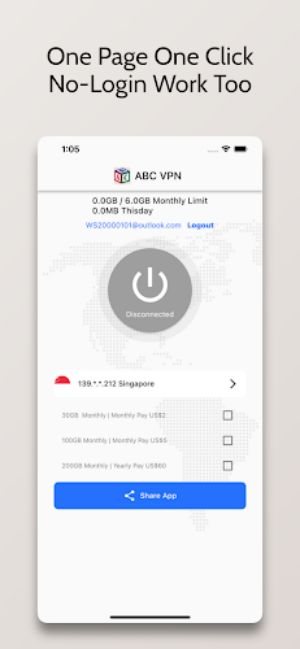 ABC VPN - Very Easy Good VPN Скриншот 0