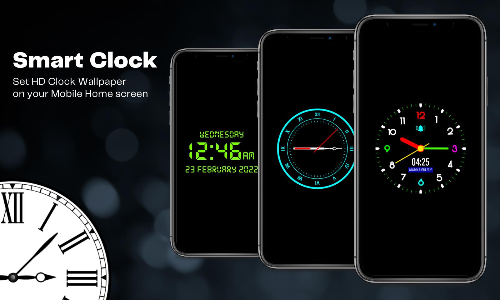 Digital Clock Lock Screen Pro 스크린샷 0