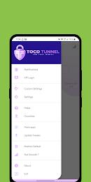 Toco Tunnel VPN स्क्रीनशॉट 1