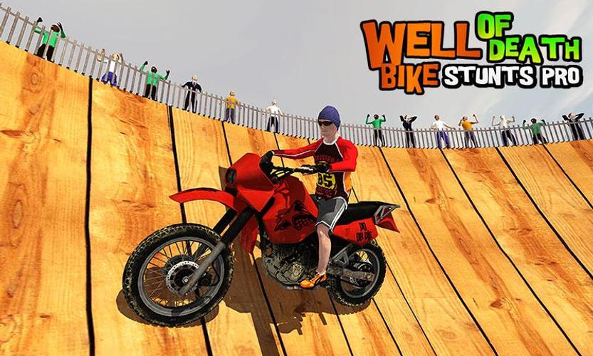Well of Death Bike Stunts Ride スクリーンショット 3