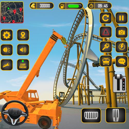 Roller Coaster Builder Game スクリーンショット 0