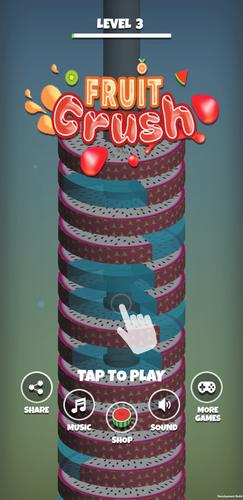 Stack Ball Fruit Crush Captura de pantalla 0