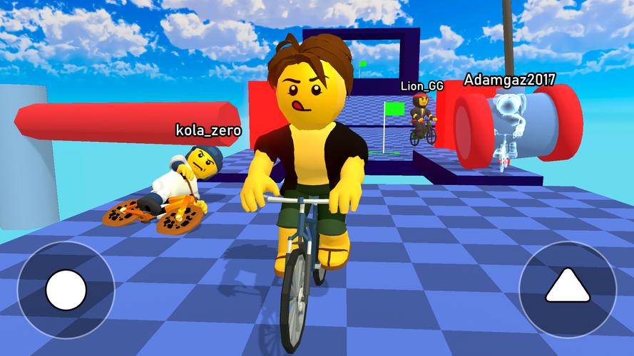 Obby bike: Parkour Adventure Captura de pantalla 1