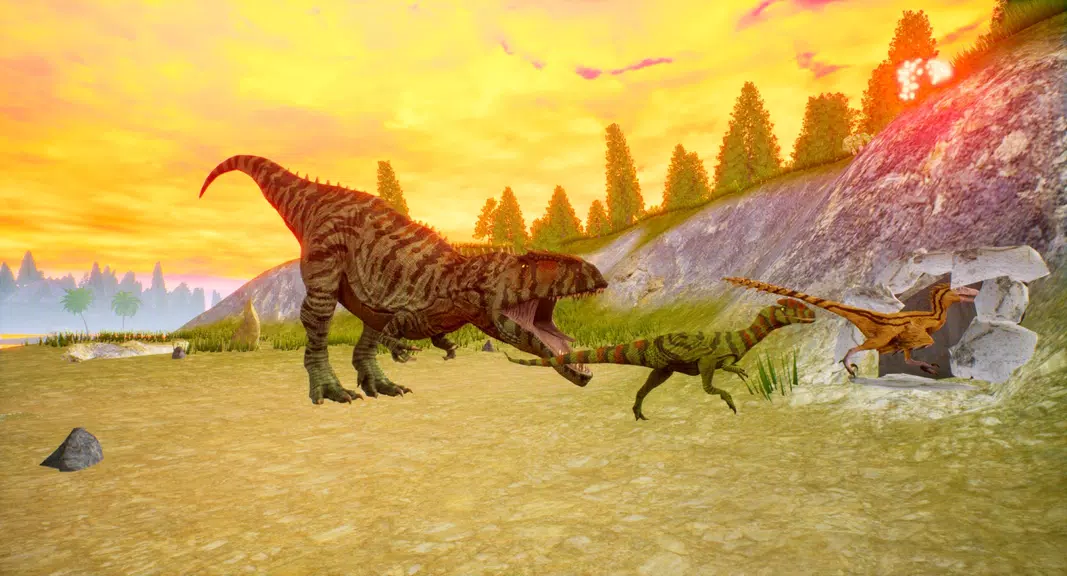 The Cursed Dinosaur Isle: Game Captura de tela 1