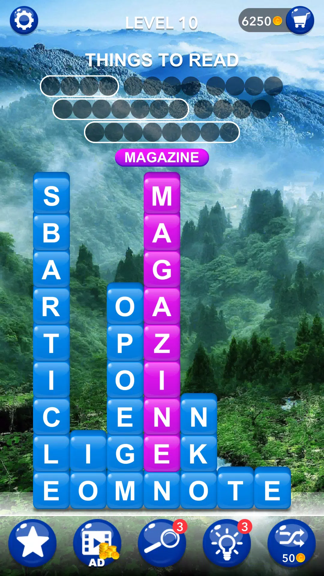 Word Tiles :Hidden Word Search Captura de tela 1