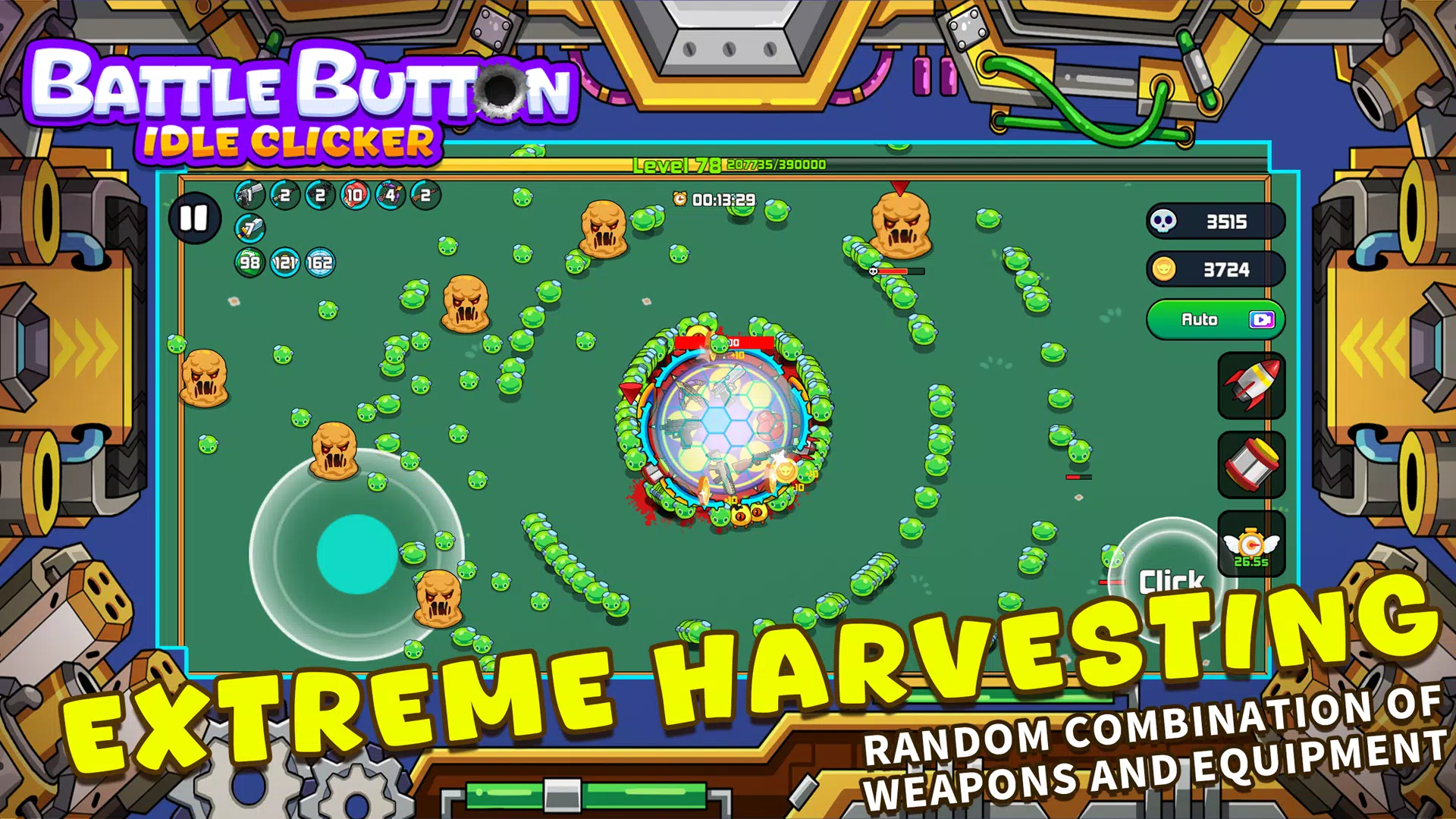 Battle Button - idle clicker Screenshot 1