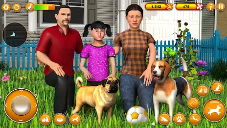 Pet Dog Family Adventure Games Capture d'écran 1