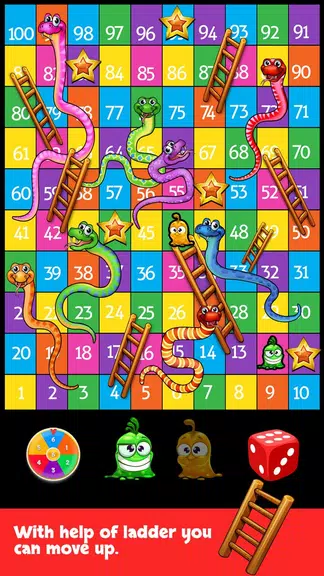 Snakes and Ladders - Dice Game Скриншот 1