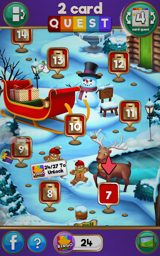 Bingo Quest Winter Garden - Christmas Adventure 스크린샷 0