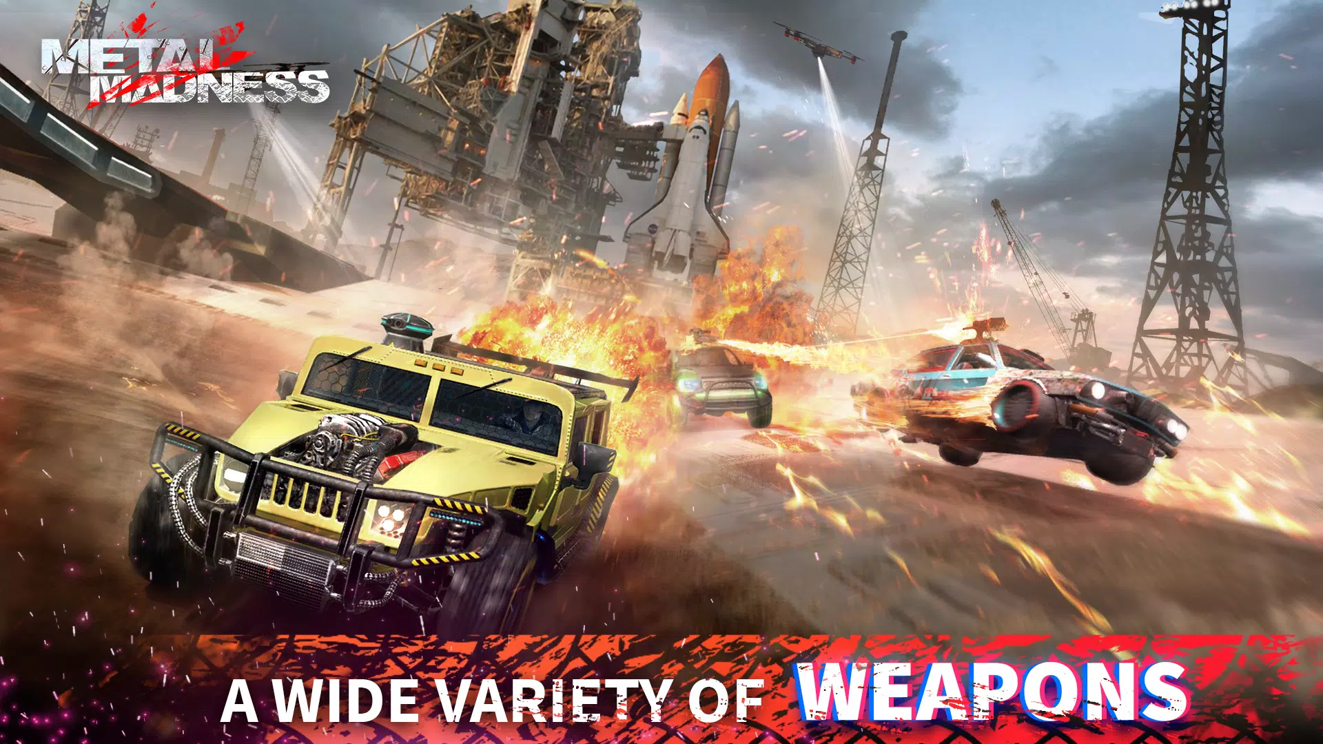 METAL MADNESS PvP: Car Shooter Capture d'écran 0