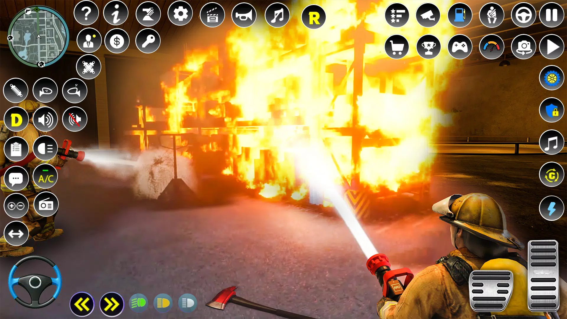 Firefighter :Fire Brigade Game Captura de tela 1