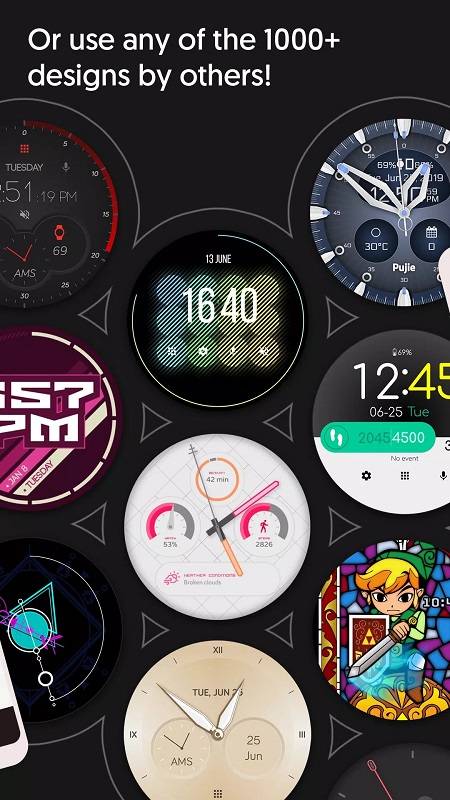 Watch Faces - Pujie - Premium Capture d'écran 1