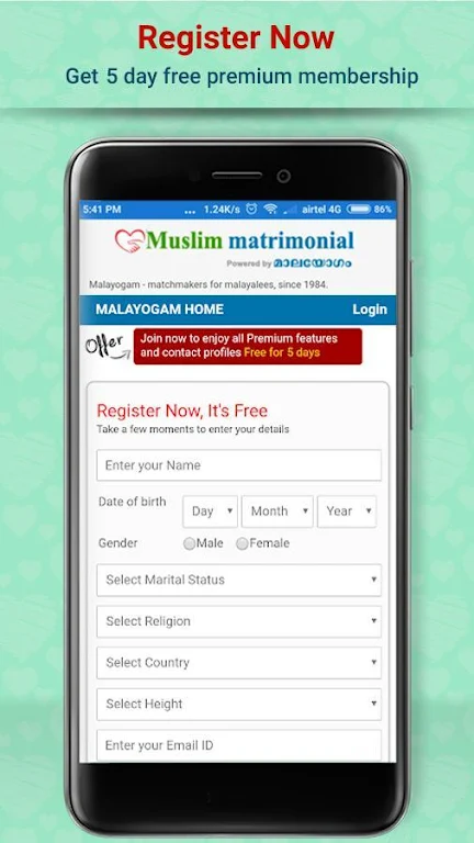 Muslim matrimonial - Malayogam應用截圖第1張