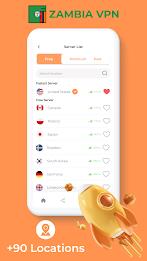 Zambia VPN - Private Proxy Captura de tela 2