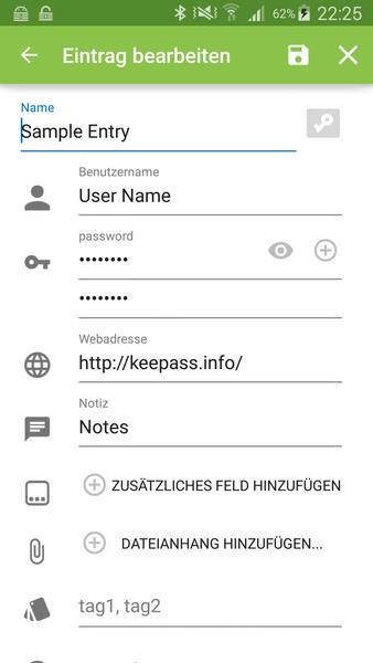 Keepass2Android 스크린샷 0