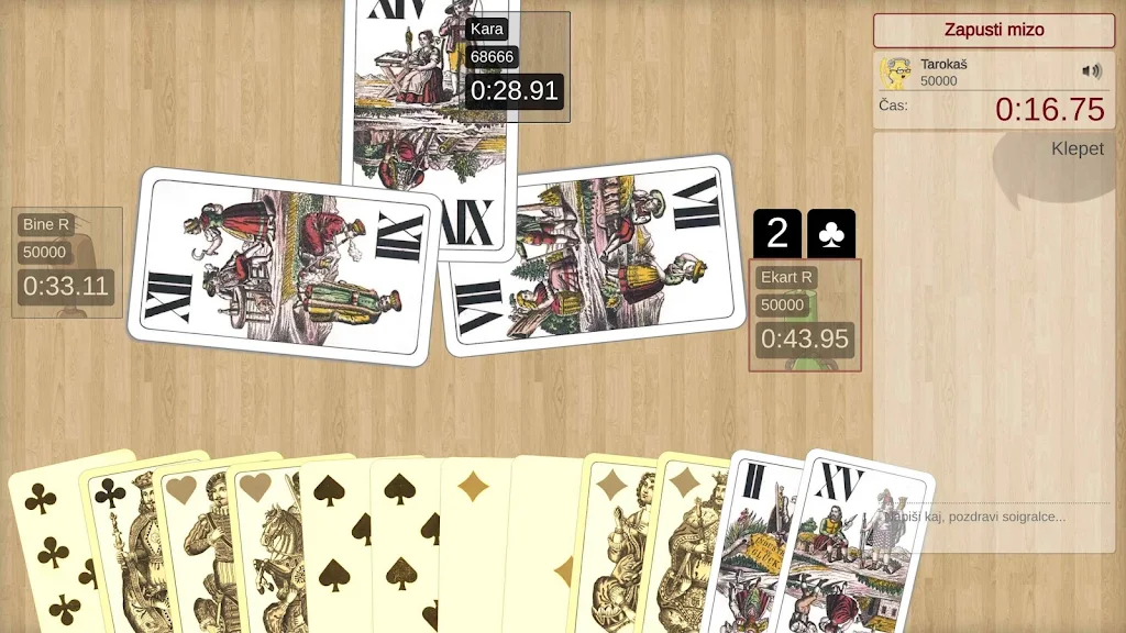 Spletni Tarok - valat.si Screenshot 0