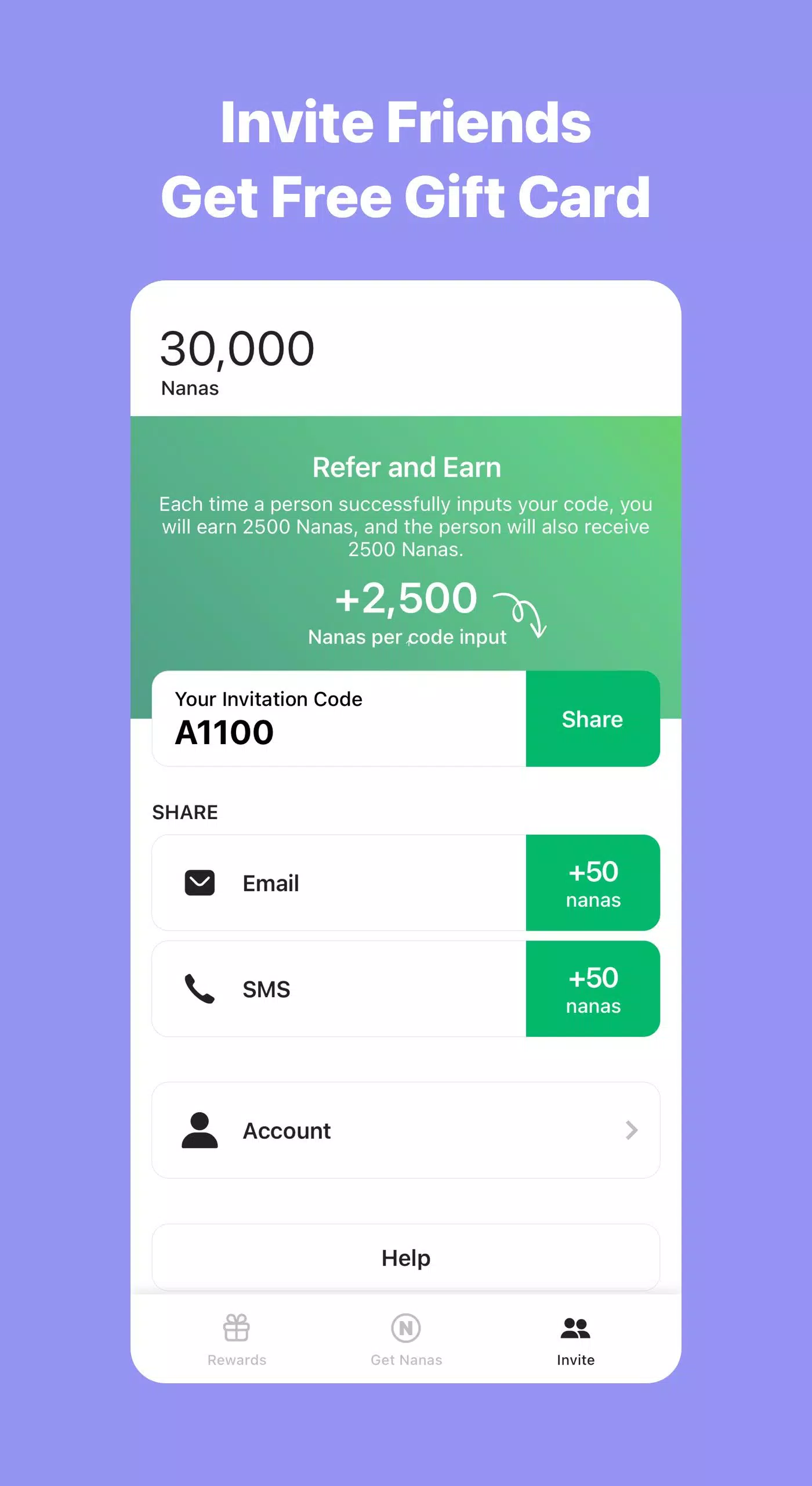 AppNana: Gift Cards Rewards Скриншот 3
