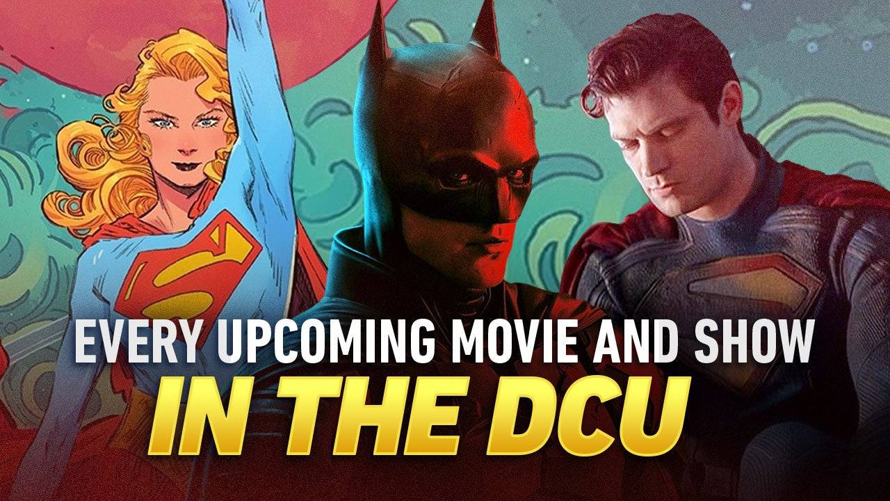 DC enthüllt 2025 Film und TV -Schiefer