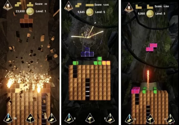 Minetris startet das ultimative mobile Tetris -Erlebnis