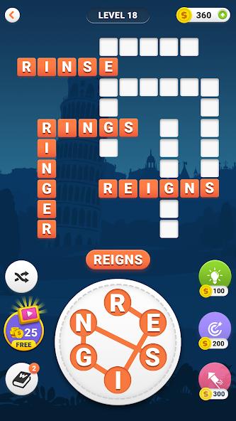 Word Search: Crossword puzzle Mod スクリーンショット 2