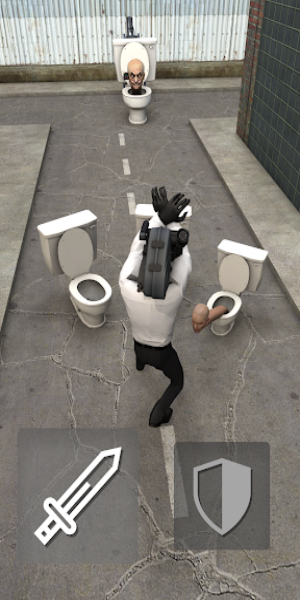 Toilet Fight Captura de tela 0