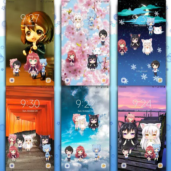 Anime Live2D Hintergrundbilder Screenshot 1