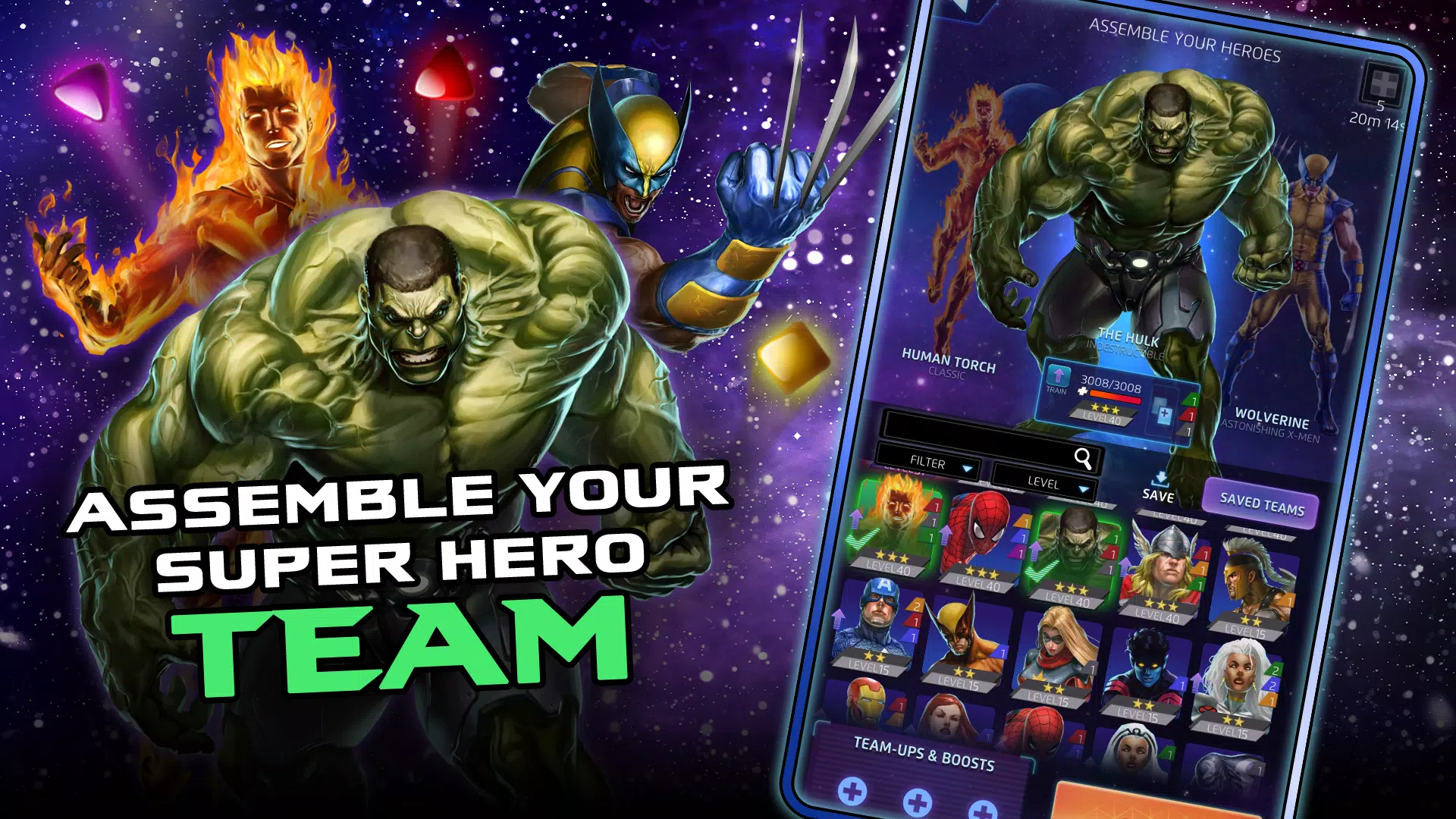 Marvel Puzzle Quest: Hero RPG स्क्रीनशॉट 2