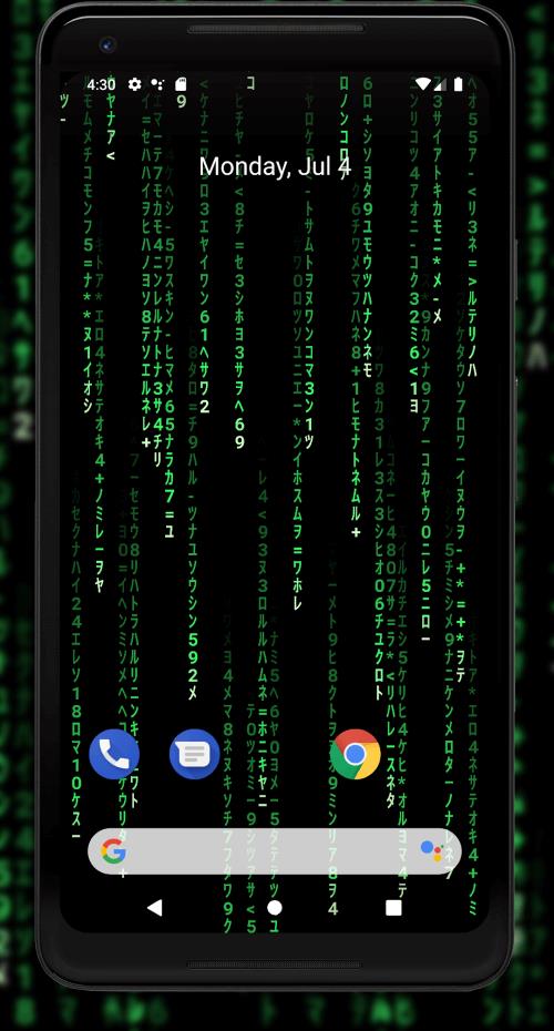 Matrix Live Hintergrund Screenshot 0