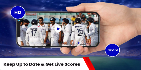 Live Cricket TV HD: Streaming應用截圖第2張