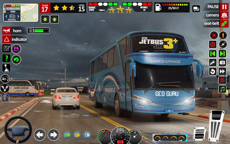 Classic Bus Simulator Games 3D Captura de tela 2