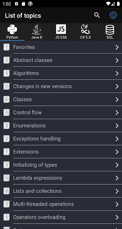 Code Recipes Capture d'écran 0