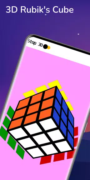 Rubik’s Cube Solver - 3D Cube स्क्रीनशॉट 1