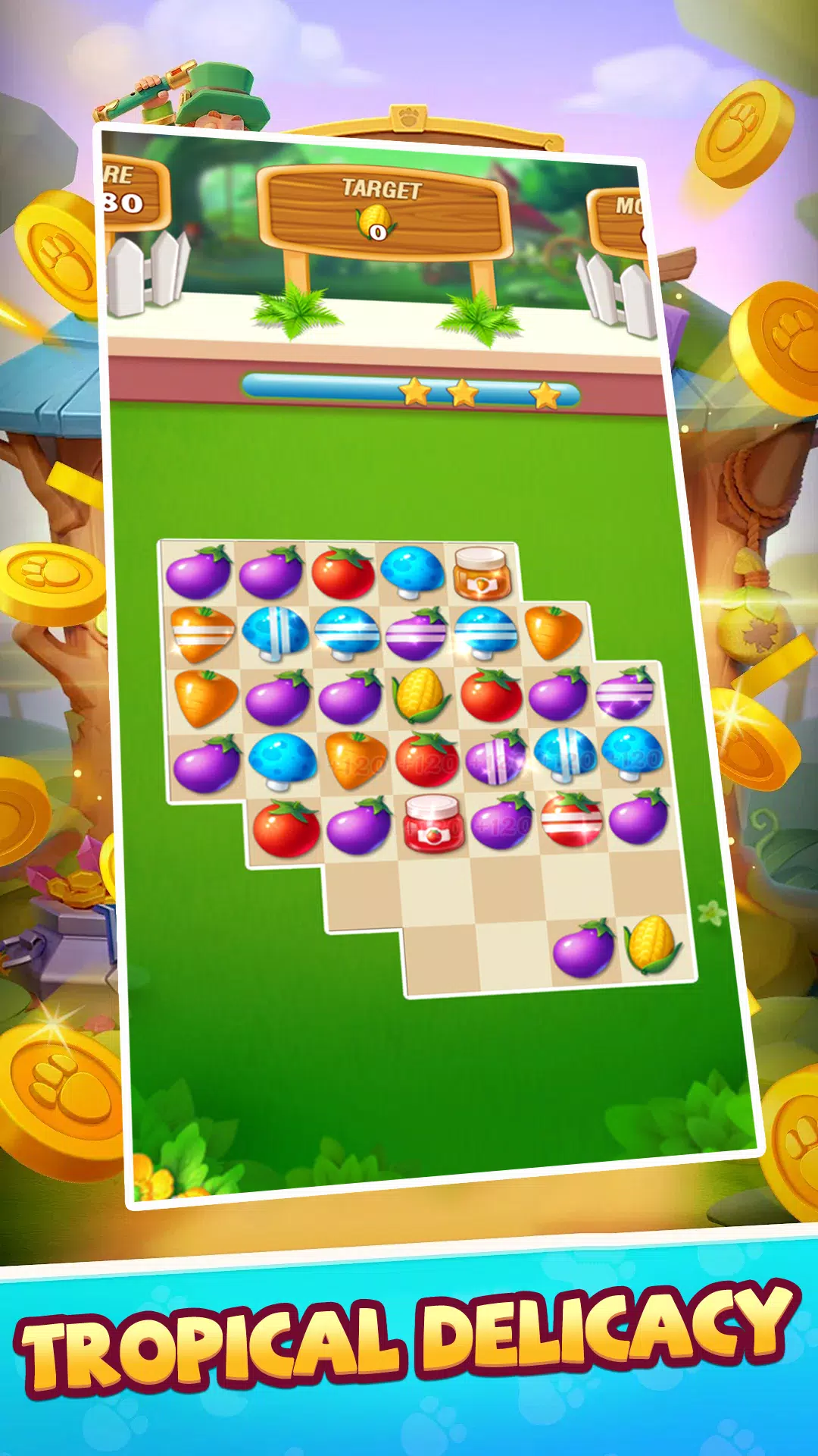 Tropical Match Game Screenshot 0