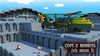 Cops N Robbers: Prison Games 2 스크린샷 1